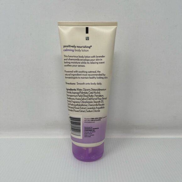 Aveeno Positively Nourishing Calming Body Lotion Lavender Chamomile 7 oz - Picture 2 of 4